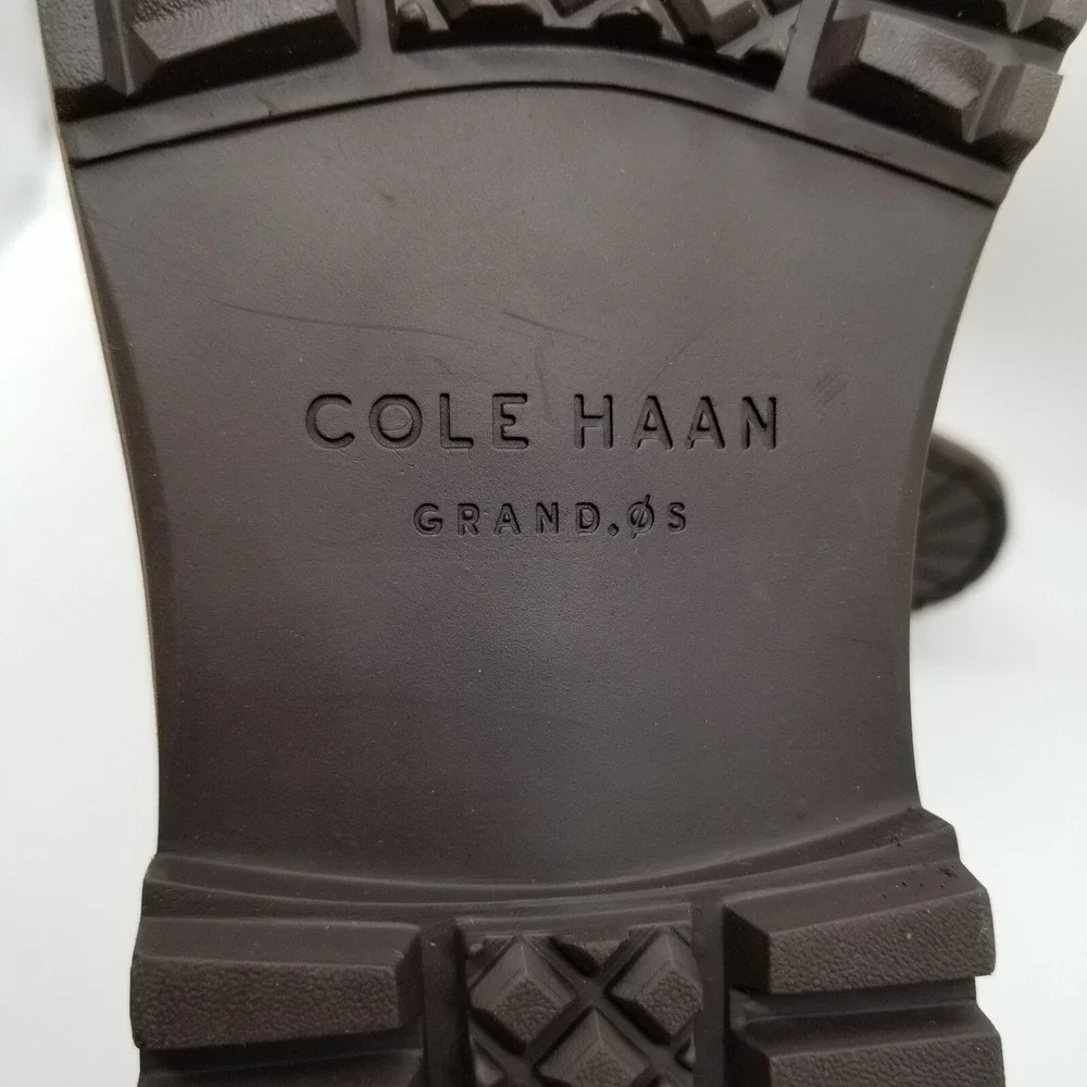 Cole Haan Men‎ Midland Lug Chukka Boots Sz 9.5  Nubuck Golden Brown Lace Up City